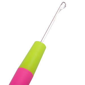 Crochet à <span class=keywords><strong>dreadlocks</strong></span> en plastique en gros d'usine, outils de coiffure DIY, aiguilles à crochet pour extensions capillaires - Product Image 3
