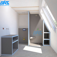 Panneau de support imperméable en fibre de verre XPS, isolation thermique, indice d'incendie B1, mur de salle de bain, sol, carrelage en mousse léger, marque BAS 10+