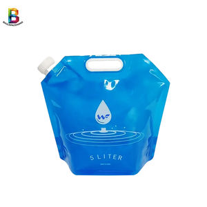 Bolsa de Plástico Plegable Personalizada de 1L, 5L, 10L para Senderismo, con Asa y Boquilla, para Cerveza, Bebidas Líquidas, <span class=keywords><strong>Vodka</strong></span>, Agua, con Válvula de Mariposa - Product Image 4