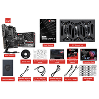 Carte mère de jeu MSI MEG B550 UNIFY-X d'occasion avec mémoire DDR4, prend en charge les processeurs de bureau AMD Ryzen 5000 et 3000