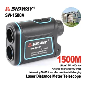 SNDWAY Laser Entfernungs messer Teleskop Laser Entfernungs messer Jagd Entfernungs messer Maßband Roulette 1500m Golf Range Finder