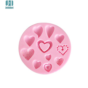 Joinhot Heart Shape Silicone Mold For Cake Fondant Soap Chocolate DIY Baking Molds Food Grade Material - Product Image 1