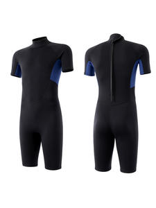 بدلة غوص قصيرة للجنسين بشعار مخصص للبيع بالجملة، بدلة غوص من قطعة واحدة بسحاب خلفي من النيوبرين للرجال والنساء للسباحة في المياه الباردة - Product Image 2