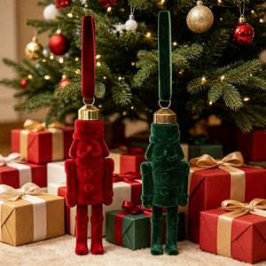 Latanstory fournit des pendentifs de Noël personnalisés en forme de <span class=keywords><strong>casse</strong></span>-noisettes, ornements floqués pour sapin de Noël. - Product Image 3