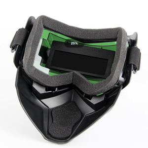 Masker Las Lensa Penggelap Otomatis Full <span class=keywords><strong>Face</strong></span> yang Nyaman, Masker Pengaman Pelindung, Bernapas dan Anti Debu dengan Bantalan Spons - Product Image 3