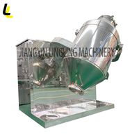 Mesin Pencampur 3D Stainless Steel untuk Bahan Kimia & Bubuk Rempah dengan Inti Pengaduk Berkualitas Tinggi, Blender Bubuk Kering