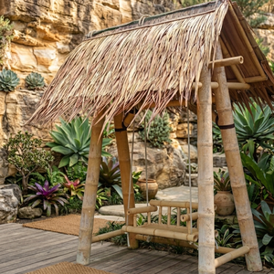 High Quality Handmade Premium Traditional Swing Bamboo <b>Canopy</b> Gazebo & Pergola <b>for</b> Outdoor Garden & Villa Use - Product Image 2