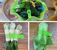 Clip à légumes à cinq griffes, cage à œufs de caille standard, PP écologique, haute qualité, coloré, toucher doux, ressort robuste