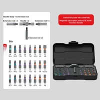 Jeu de tournevis à cliquet 40-en-1 avec embouts en acier S2 pour l'électronique et l'entretien domestique