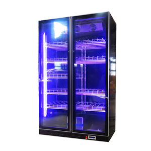 Thương mại chất lượng cao LED CỬA bia Cooler gương kết thúc thẳng đứng Máy làm lạnh với điều chỉnh cửa kính cho đồ uống & đồ uống - Product Image 1