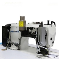 Machine à coudre industrielle à double point de couture pour jeans et tissus lourds