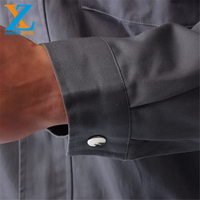 Chemise de travail à manches longues pour homme, résistante aux taches |   Uniforme de travail multi-poches pour entrepôt et construction