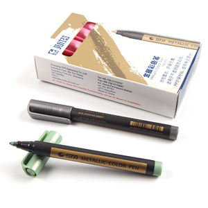 STA Bán Buôn Sản Phẩm 8151 Kim Loại Màu Bút Đánh Dấu Cho Vẽ Bằng Văn Bản Kim Loại Phác Thảo Đánh Dấu - Product Image 6