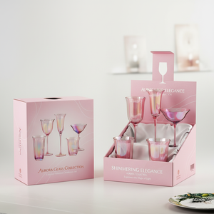 Hồng ion mạ cánh hoa rượu vang nước cốc cưới kính thiết lập phù hợp cho hộ gia đình sử dụng hàng ngày - Product Image 6