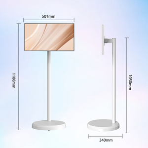 Televisor Inteligente Portátil de 21.5 Pulgadas con Pantalla Táctil Enrollable Android <span class=keywords><strong>TV</strong></span>, Altavoz Integrado Blanco y Ruedas, Full HD LED IPS - Product Image 5
