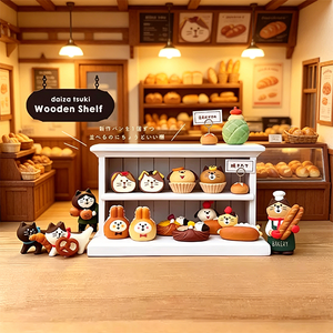 Miniature in Resina di Gatti, Cani e Pane Kawaii, Ornamenti per Scene di Panetteria, Decorazioni Creative da Scrivania e Regalo per Amanti dei Gatti - Product Image 4