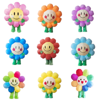 Disfraces Inflables de Mascotas con Diseño de Flor para Adultos, Trajes de Cosplay de 2.2m, Inflables Publicitarios con Diseño de Flor y Planta