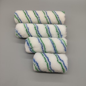 6 pollici 4 pollici 7 pollici copertura in lana blu 9 pollici spazzola <span class=keywords><strong>a</strong></span> <span class=keywords><strong>rullo</strong></span> di lana grossolana media grande copertura in lana per <span class=keywords><strong>vernice</strong></span> al lattice - Product Image 2