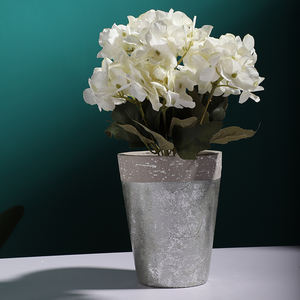 Diversa forma di moderna argento decalcomania balcone decorativa indoor esterna <span class=keywords><strong>in</strong></span> <span class=keywords><strong>cemento</strong></span> giardino succulente planter pot - Product Image 4