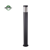 Barrière de circulation LED de haute qualité en acier inoxydable pour extérieur, éclairage de jardin, décoration de lampadaire PC