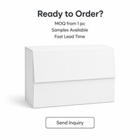Boîte cadeau magnétique pliable en carton blanc mat B4, emballage plat, vente en gros, livraison directe d'usine pour la vente au détail et les cadeaux