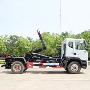 Camion benne à bras arrière diesel 6 roues neuf avec benne à conteneurs de 12 mètres cubes et moteur et boîte de vitesses - Product Image 4
