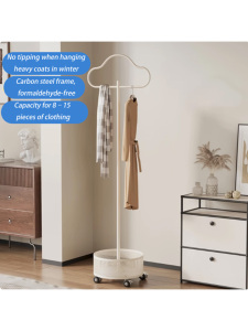 Appendiabiti Salvaspazio Autoportante dal <span class=keywords><strong>Design</strong></span> Stretto per Angoli di Piccole Camere <span class=keywords><strong>da</strong></span> Letto - Product Image 5