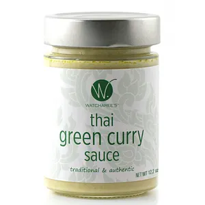 buko di cocco Suppliers-WATCHAREE'S Thai Verde Curry Salsa di Peperoncino Pasta Salsa Con Crema Di Cocco Zucchero Alla Rinfusa