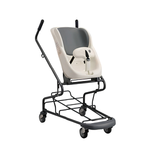 Airport Passenger Trolley Aluminum Alloy Airport <b>Luggage</b> Cart For Terminal Station Hospital - Product Image 2