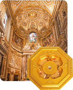Soffitto Artistico PS in Stile Europeo Lussuoso e Ornato per Decorazione, Disponibile in Diversi Modelli - Product Image 5