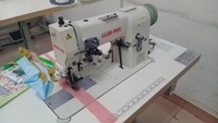 Nouvelle machine à coudre Golden Wheel CSL-1720PK à double aiguille Picot-Stitch Hatbed