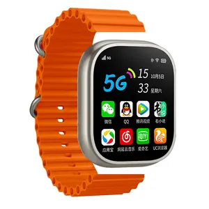ساعة ذكية X8 Ultra 4G ، Dw89 Dw88 S9 S8 Ultra هاتف محمول Android Ios ساعة ذكية مع 4G Sim our للرجال//