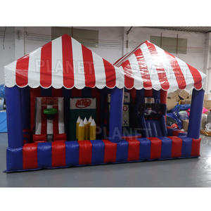 Parc aquatique commercial PVC extérieur Sports nautiques Trampoline gonflable flottant de 5M pour enfants - Product Image 4