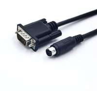 Cable de Comunicación MG Dop-Dvp Delta para Pantalla Táctil y PLC, Puerto Redondo de 8 Pines a Puerto Serie de 9 Pines RS232