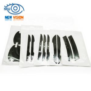 กระเป๋าคาร์บอนไฟเบอร์สำหรับติด<span class=keywords><strong>ประตู</strong></span>รถ,สติกเกอร์ฟิล์มป้องกันรอยขีดข่วนสติกเกอร์ป้องกันการจับรถยนต์จำนวน<span class=keywords><strong>4</strong></span>ชิ้น - Product Image 2