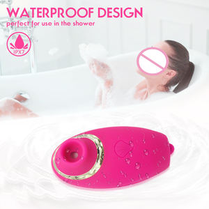 Nuevo <span class=keywords><strong>Mini</strong></span> Vibrador Sexual para Adultos, Masajeador Femenino con Modo de Succión, 10 Frecuencias, Simulación de Lengua - Product Image 6