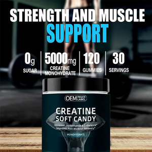Pre Workout thể thao Creatine Monohydrate nhãn hiệu riêng OEM thêm năng lượng sức mạnh gấu 5000mg Gummy Kẹo bổ sung cho cơ bắp - Product Image 5