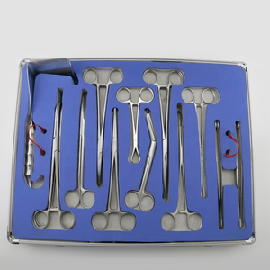 Juego de Instrumentos Quirúrgicos de Acero Inoxidable para Cirugía General, Herramientas Manuales, Certificación CE, Equipo Médico Clase I, Alta Calidad - Product Image 1