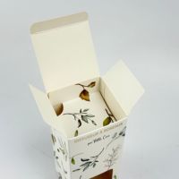 Boîte d'emballage personnalisée pour diffuseur de parfum avec fenêtre transparente et logo en feuille d'or, boîte cadeau en carton pliable de luxe