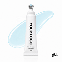 Baume à lèvres brillant, gloss à lèvres longue tenue, hydratant, gloss à lèvres, 15 ml, soin des lèvres, vegan, anti-glycation, sérum pour les lèvres, 5 couleurs