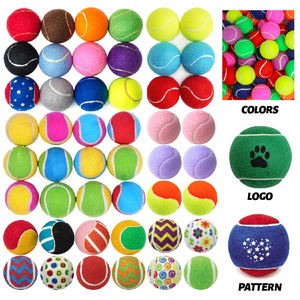OEM ODM Individuelle Farbe Langlebige PVC Umweltfreundliche Hunde-Tennisbälle mit Eigenem Logo für Training & Täglichen Gebrauch Kauspielzeug - Product Image 1