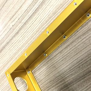 Servizio di Fabbricazione di Lamiere in Alluminio con Taglio Laser, Prototipazione e Rivestimento in Oro Anodizzato da Fabbrica Certificata ISO - Product Image 6