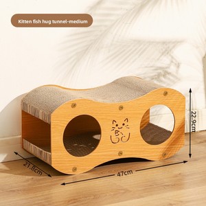 Bền không đổ thùng carton hiện đại tích hợp nhà mèo bốn mùa chống trầy xước dọc mèo leo Khung đồ chơi - Product Image 6