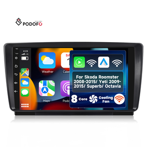 Autoradio Podofo Qualcomm 9'' per <span class=keywords><strong>Skoda</strong></span> Roomster 2008-2015/Yeti 2009-2015/<span class=keywords><strong>Superb</strong></span> 2012-2015/Octavia con CarPlay Wireless/Android <span class=keywords><strong>Auto</strong></span> - Product Image 1
