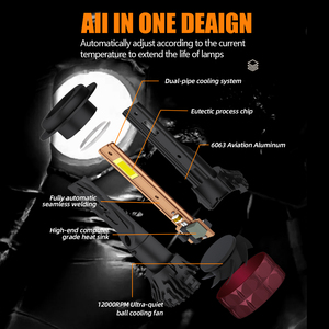 AKE <span class=keywords><strong>T8</strong></span> 11000LM Led Car Light H7 Auto Led Light H4 H11 9005 9006 Luz 12V Led Car Headlight Bulb Led Headlight Bulb para coche 110W - Product Image 4