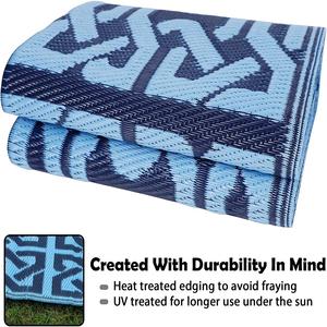 Alfombra Impermeable de Polipropileno Tejida a Máquina de 5x8 pies, Resistente a las Manchas, Antideslizante, Lavable, Apta para Mascotas, para Interiores y Exteriores - Product Image 3