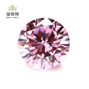 Fancy Color Pink Diamond 0.5-5 Carat VS1 Pink Round Brilliant Diamond Loose Lab Diamond IGI