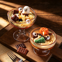 Bougie parfumée d'Halloween en forme de biscuit au chocolat, design crème fouettée, bougies aromatiques, décoration de table, vente en gros