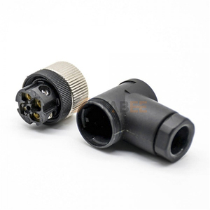 Connecteur M12 mâle/femelle 3/4/<span class=keywords><strong>5</strong></span>/8/12 broches, code A/B, connecteur circulaire à code B, étanche, plaqué or, pour aviation, câblable sur site, 2 3 4 <span class=keywords><strong>5</strong></span> 8 12 broches - Product Image 4