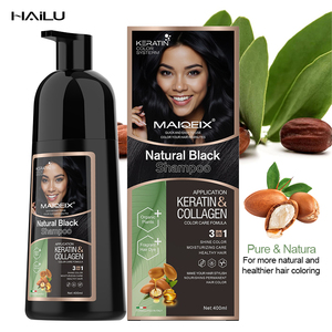 Shampoo Colorante <span class=keywords><strong>per</strong></span> <span class=keywords><strong>Capelli</strong></span> 3 in 1 a Base di Erbe Senza <span class=keywords><strong>Ammoniaca</strong></span> Copre i <span class=keywords><strong>Capelli</strong></span> Grigi ad Azione Rapida 5 Minuti Non Irritante Unisex Lunga Durata - Product Image 2